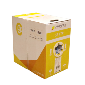 LANMASTER FTP patch cord cable FTP, 4x2, cat. 5E, 100 MHz, LSZH, 305 m